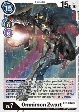 Omnimon Zwart (BT5-087) (V.1)