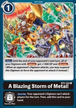 A Blazing Storm of Metal! (BT5-103)