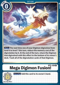 Mega Digimon Fusion! (BT5-109)