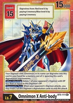 Omnimon X-Anti-body (BT5-111) (V.2)