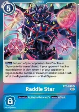 Raddle Star (BT6-098)