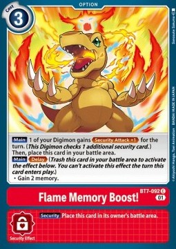 Flame Memory Boost! (BT7-092)