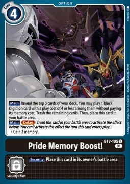 Pride Memory Boost! (BT7-105)