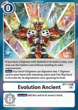 Evolution Ancient (BT7-110)