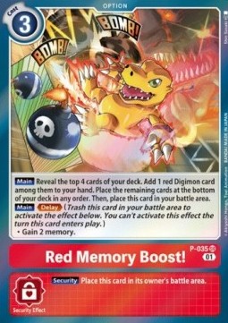 Red Memory Boost! (P-035) (V.1)