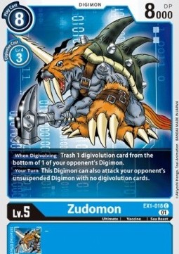 Zudomon (EX1-018) (V.1)