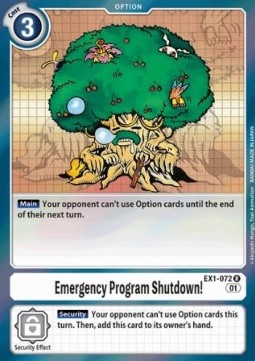 Emergency Program Shutdown! (EX1-072)