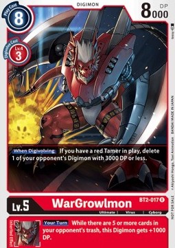 WarGrowlmon (BT2-017)