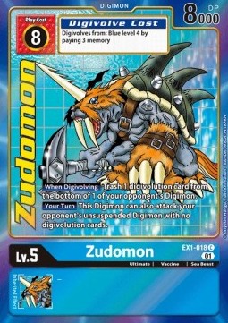 Zudomon (EX1-018) (V.2)