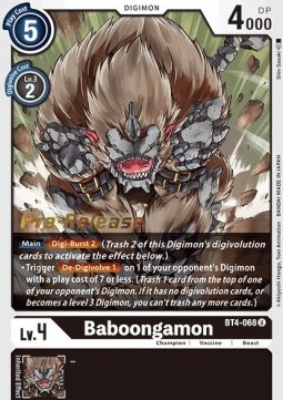 Baboongamon (BT4-068)