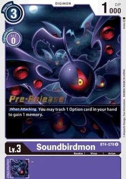 Soundbirdmon (BT4-078)