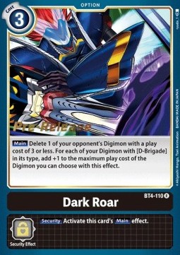 Dark Roar (BT4-110)