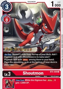 Shoutmon (BT5-009)