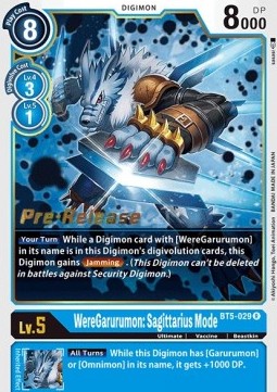 WereGarurumon: Sagittarius Mode (BT5-029)