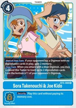 Sora Takenouchi & Joe Kido (BT5-088) (V.1)