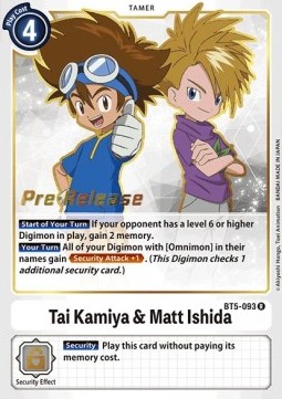 Tai Kamiya & Matt Ishida (BT5-093) (V.1)