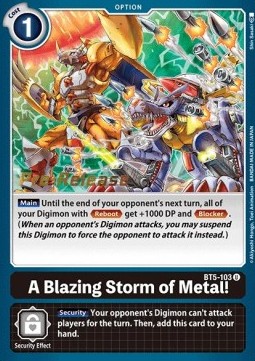 A Blazing Storm of Metal! (BT5-103)