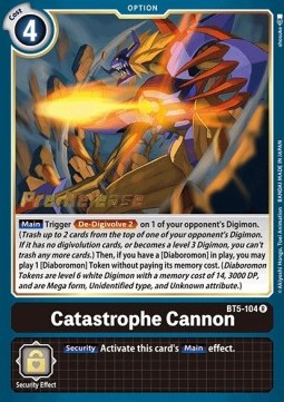 Catastrophe Cannon (BT5-104)