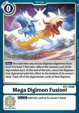 Mega Digimon Fusion! (BT5-109)