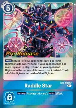 Raddle Star (BT6-098)