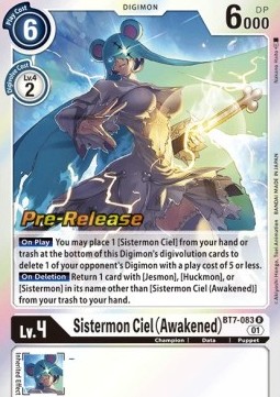 Sistermon Ciel (Awakened) (BT7-083)