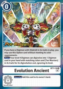 Evolution Ancient (BT7-110)