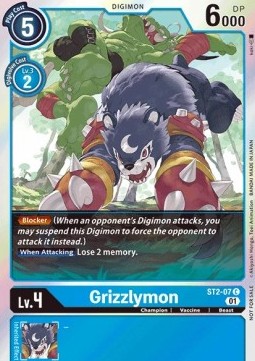 Grizzlymon (ST2-07)