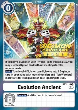 Evolution Ancient (BT7-110)