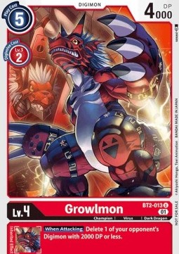 Growlmon (BT2-013)