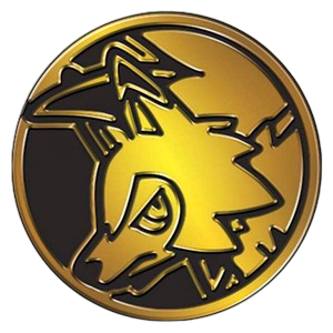 Gold Lycanroc Coin