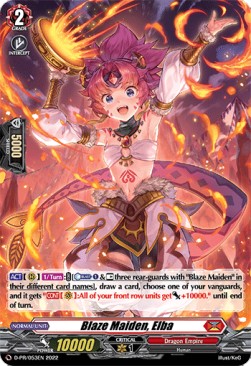 Blaze Maiden, Elba [D Format] (V.2 - Promo)