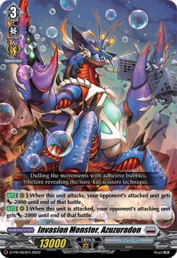 Invasion Monster, Azuzuradon [D Format]