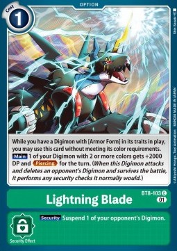 Lightning Blade (BT8-103)