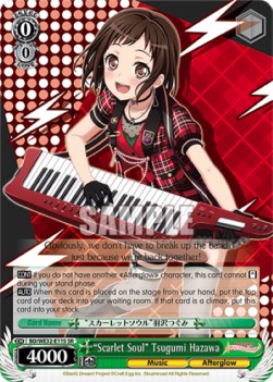 "Scarlet Soul" Tsugumi Hazawa (V.2 - Super Rare)