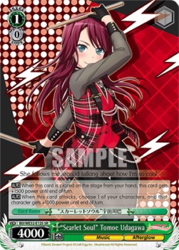 "Scarlet Soul" Tomoe Udagawa (V.2 - Super Rare)