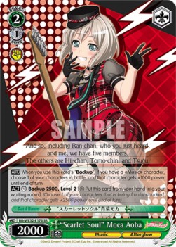 "Scarlet Soul" Moca Aoba (V.2 - Super Rare)