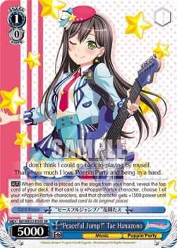 "Peaceful Jump!" Tae Hanazono (V.2 - Super Rare)