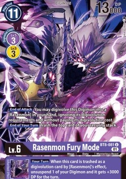 Rasenmon Fury Mode (BT8-081)