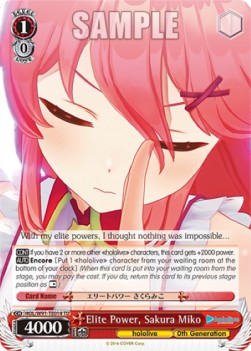 Elite Power, Sakura Miko (V.1 - Trial Deck)