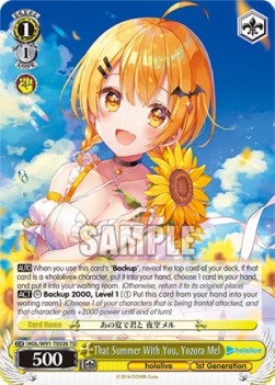 That Summer With You, Yozora Mel (V.1 - Trial Deck)