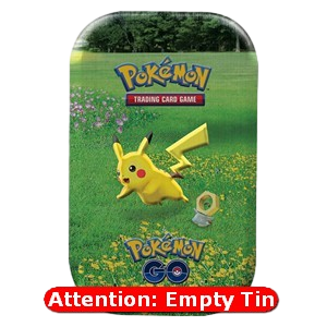 Empty Pokémon GO: Pikachu Mini Tin