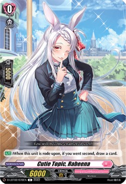 Cutie Topic, Rabeena [D Format] (V.1 - Common)