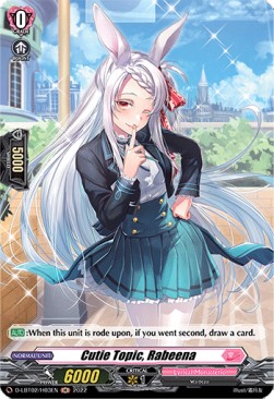 Cutie Topic, Rabeena [D Format] (V.2 - Holo)