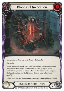 Bloodspill Invocation (Yellow) (Regular)