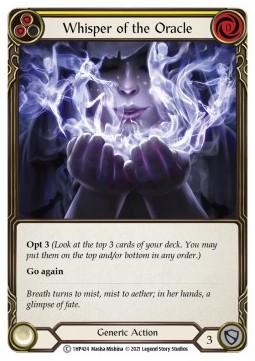 Whisper of the Oracle (Yellow) (Regular)