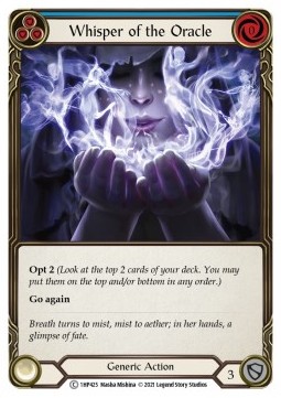 Whisper of the Oracle (Blue) (Regular)