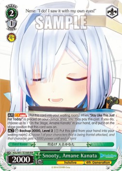 Snooty, Amane Kanata (V.2 - Triple Rare)