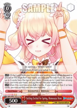 Getting Excited for Spring, Momosuzu Nene (V.1 - Trial Deck)