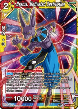 Beerus, Motivated Destruction (V.1 - Uncommon)