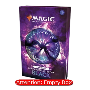 Commander Collection: Black Premium Empty Box